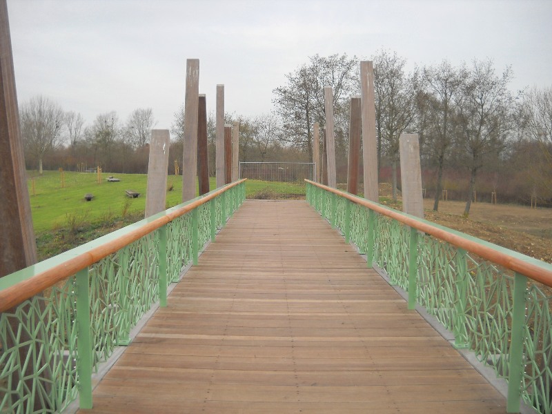 Passerelle en azob