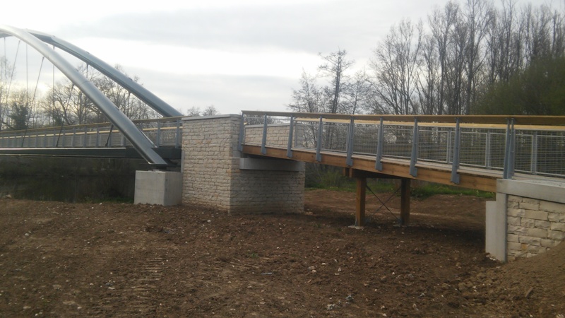 passerelle en pin traite 010106