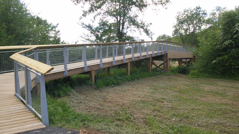 passerelle en pin traite 010107