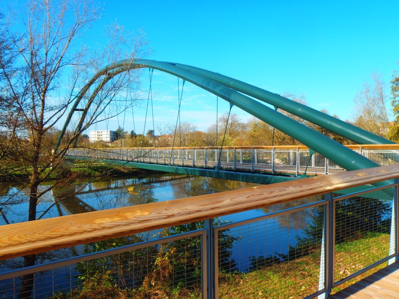 passerelle en pin traite 010110