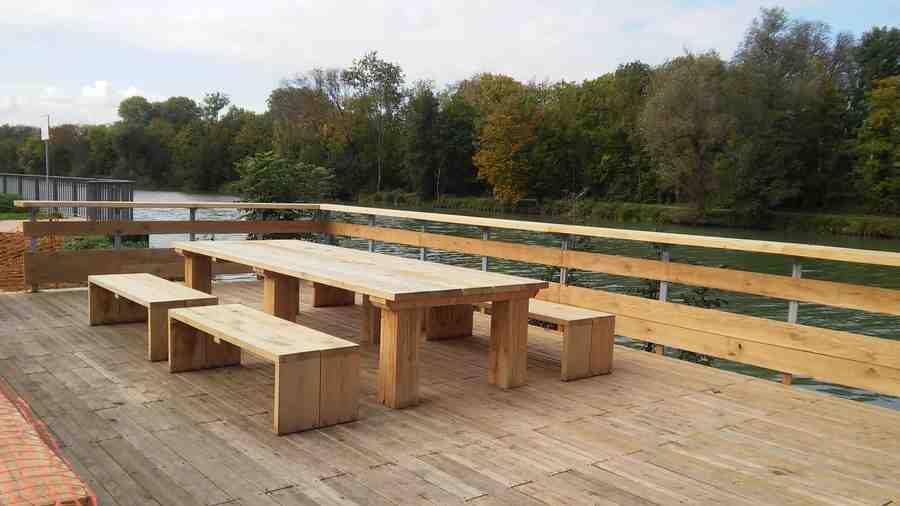 Table pique nique en bois