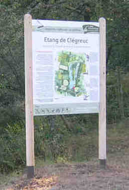 Panneau - Etang Clégreuc