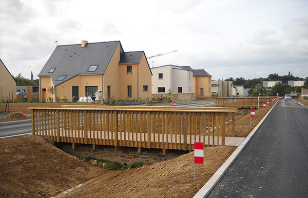 Passerelle bois  - VITRE