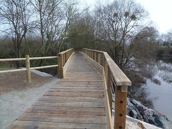 Passerelle bois - ANCENIS