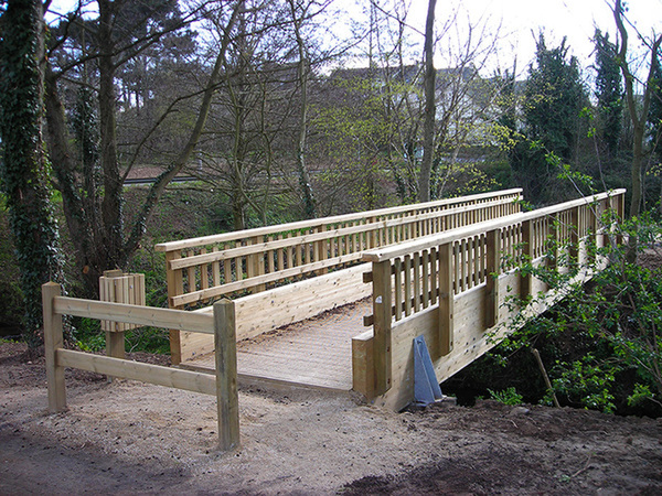 Passerelle bois - ST-BRIEUC - HESRY