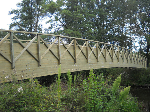 Passerelle bois - ST-COLOMBAN