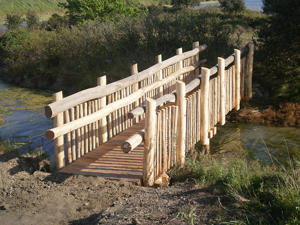 Passerelle bois - TERRE-DE-SEL